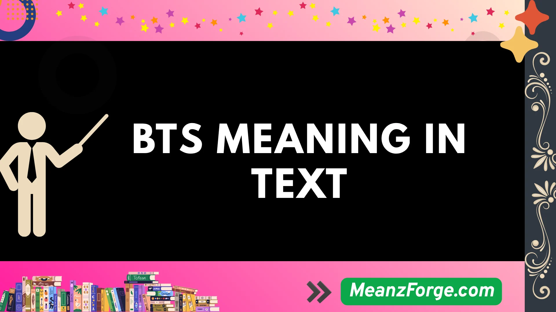 bts meaning in text