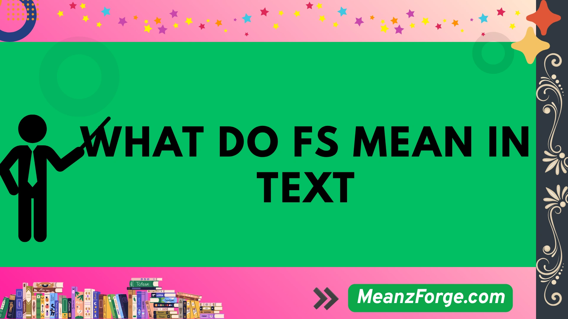 what do fs mean in text
