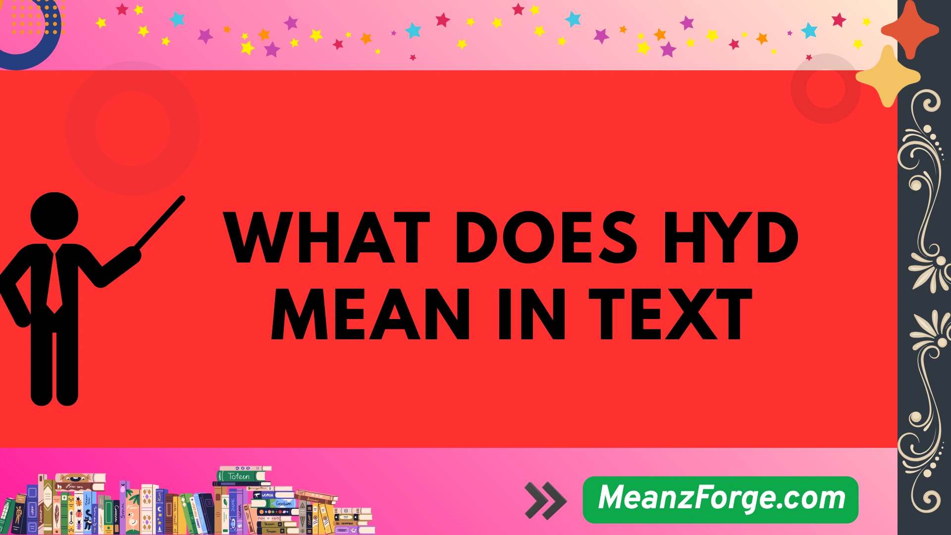 what does hyd mean in text