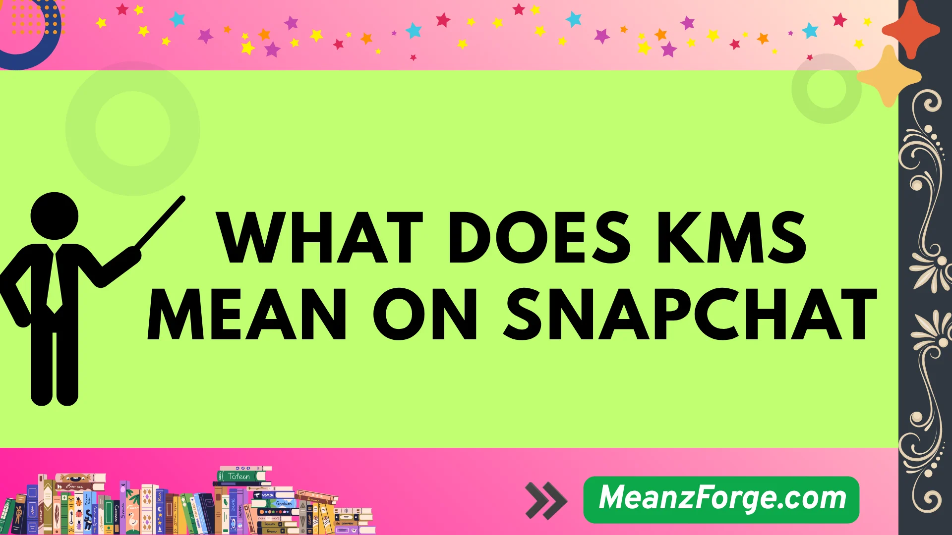 what does kms mean on snapchat