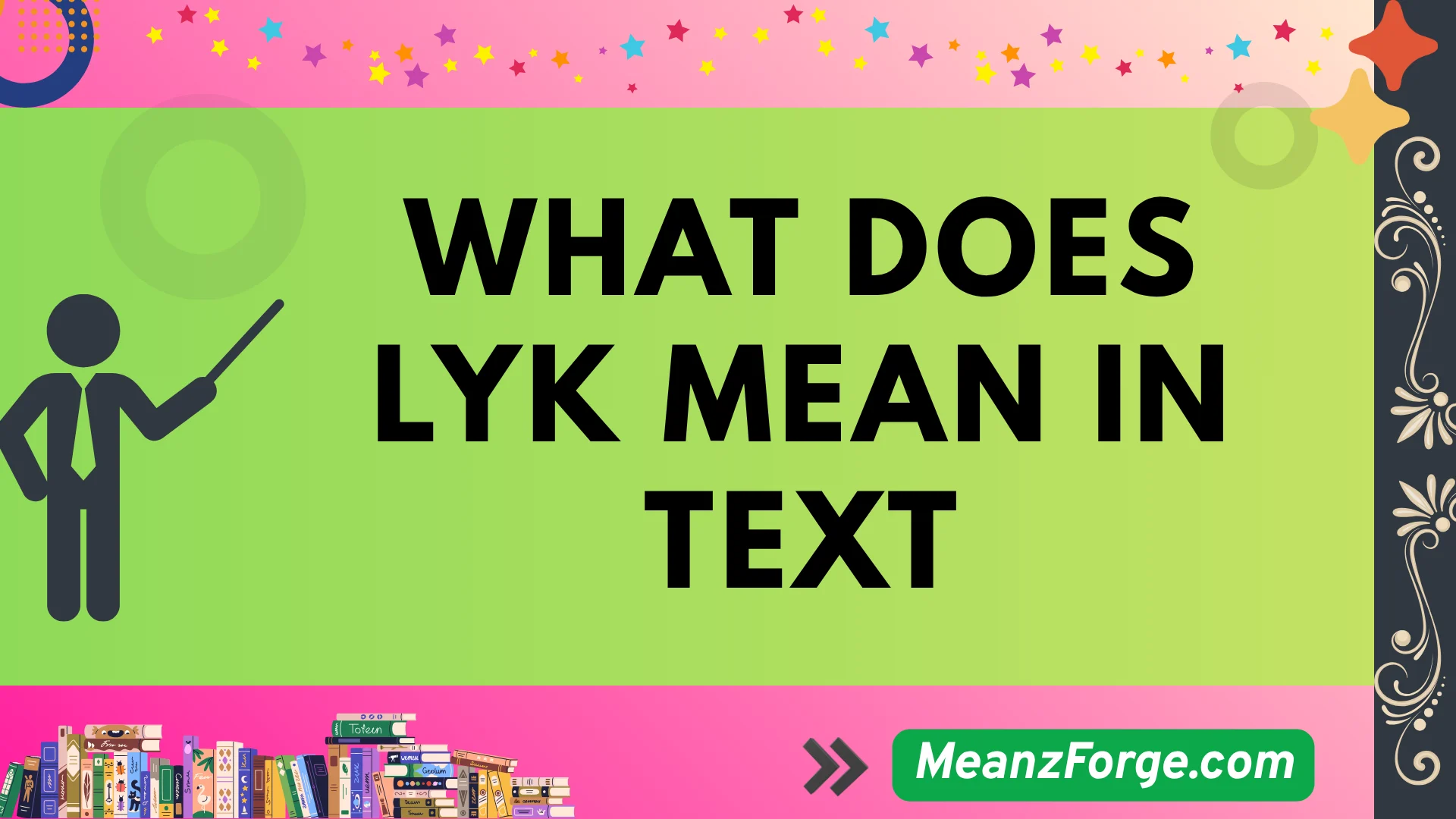 what does lyk mean in text