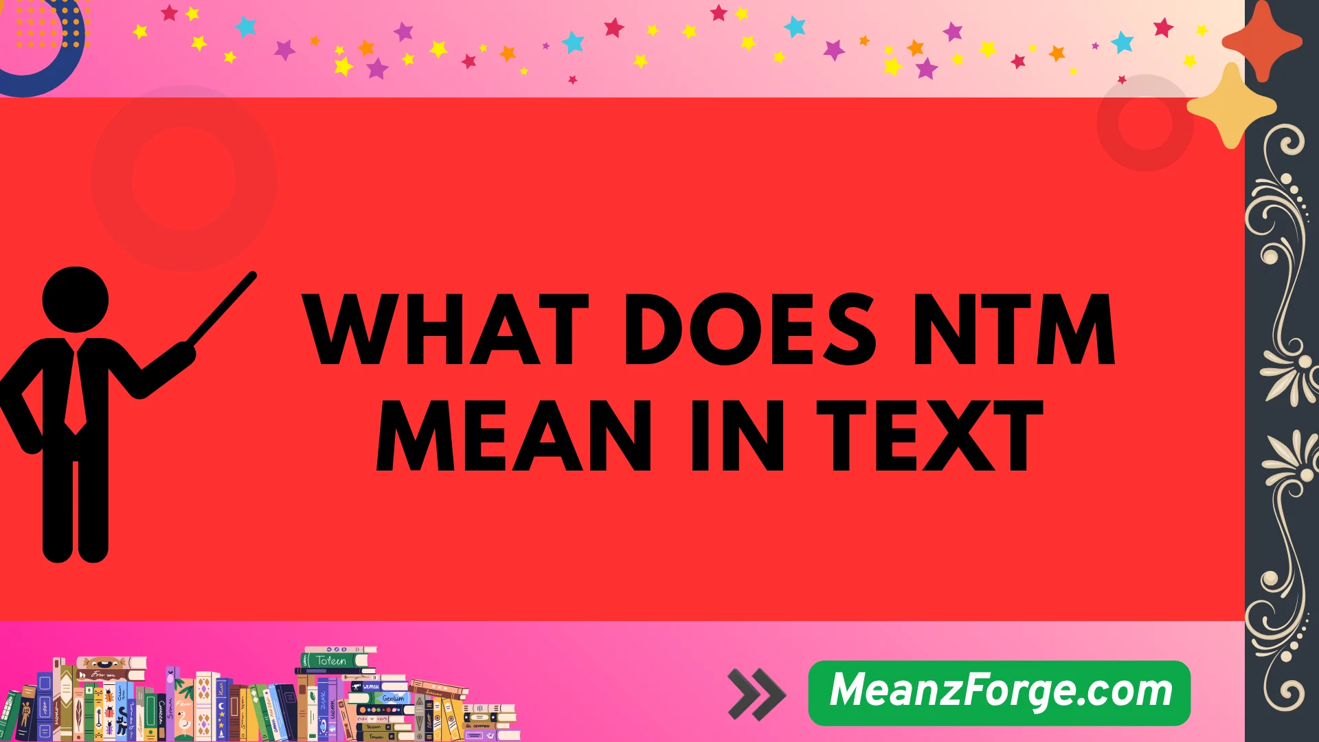 what does ntm mean in text