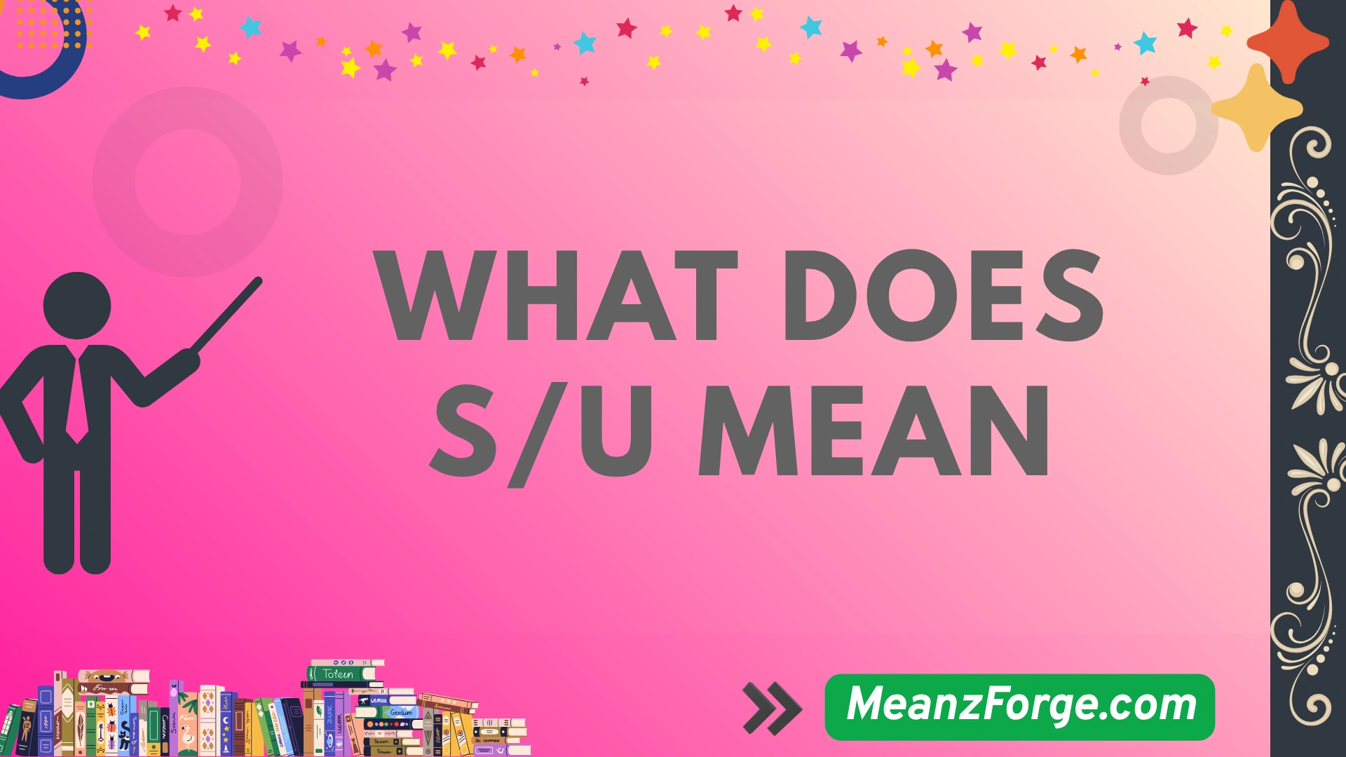 what does s/u mean