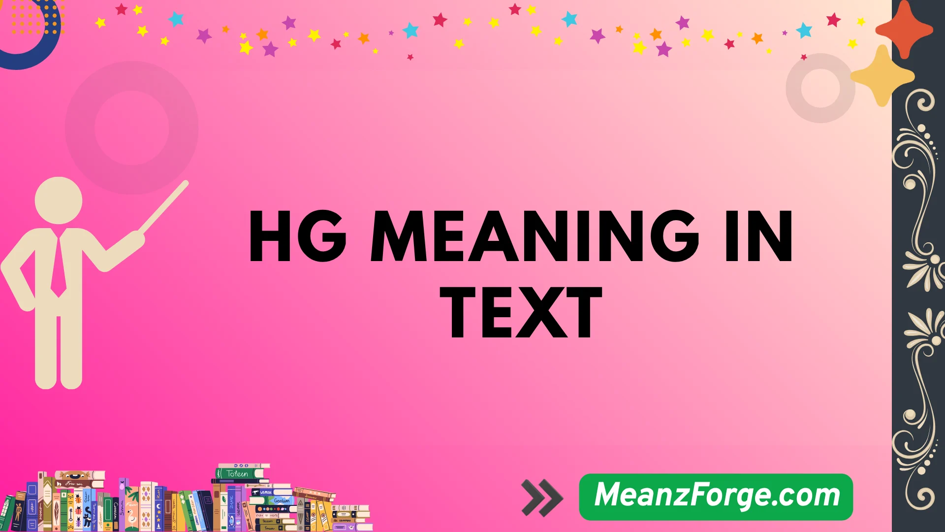 hg meaning in text