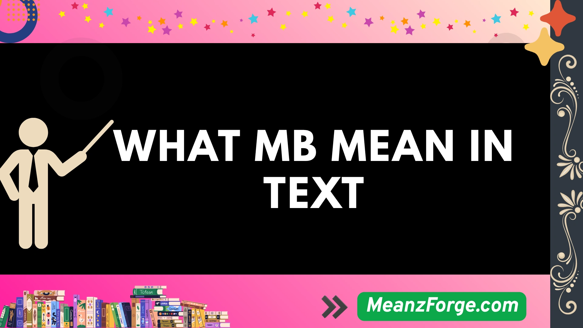 what mb mean in text