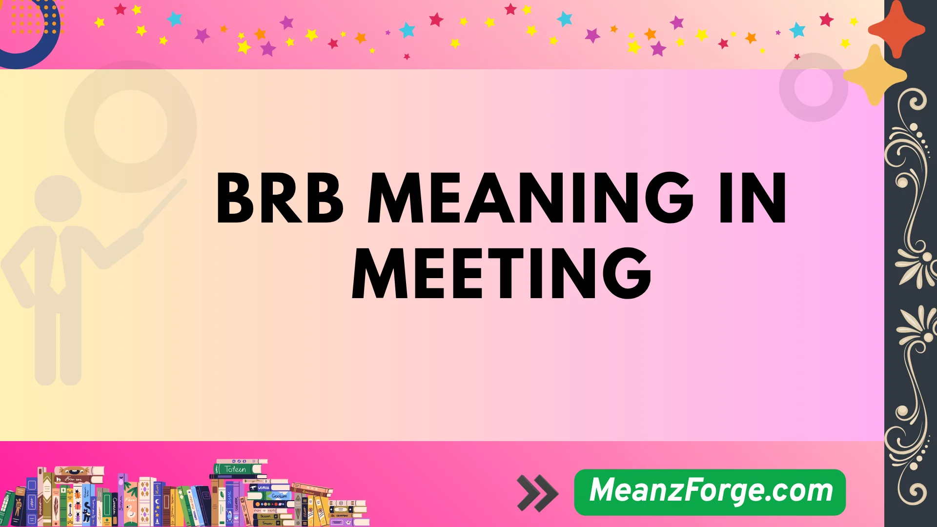brb meaning in meeting