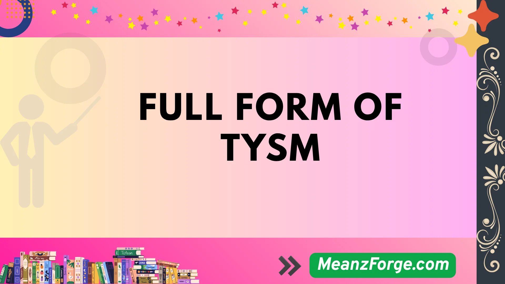 full form of tysm