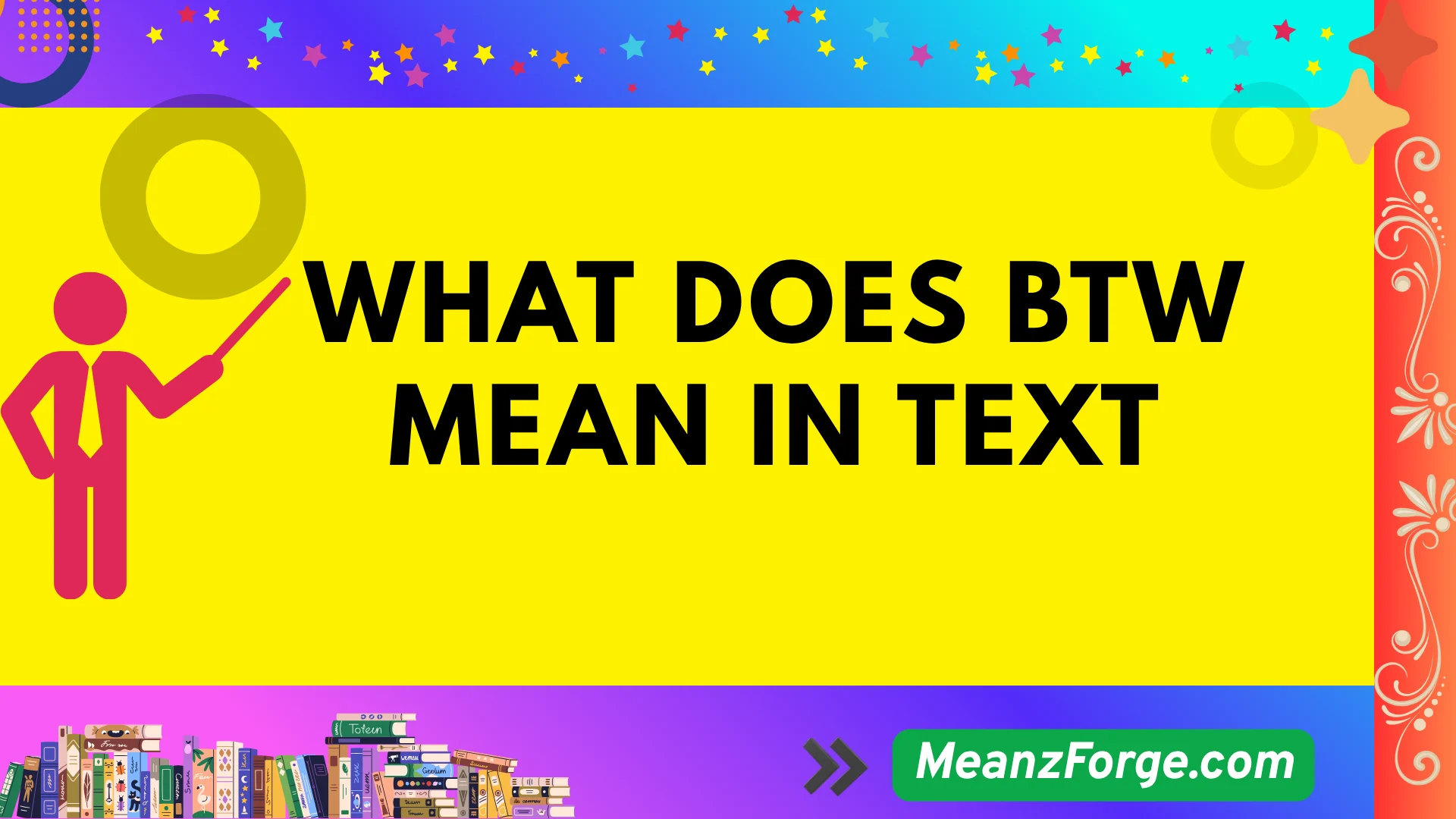 what does btw mean in a text