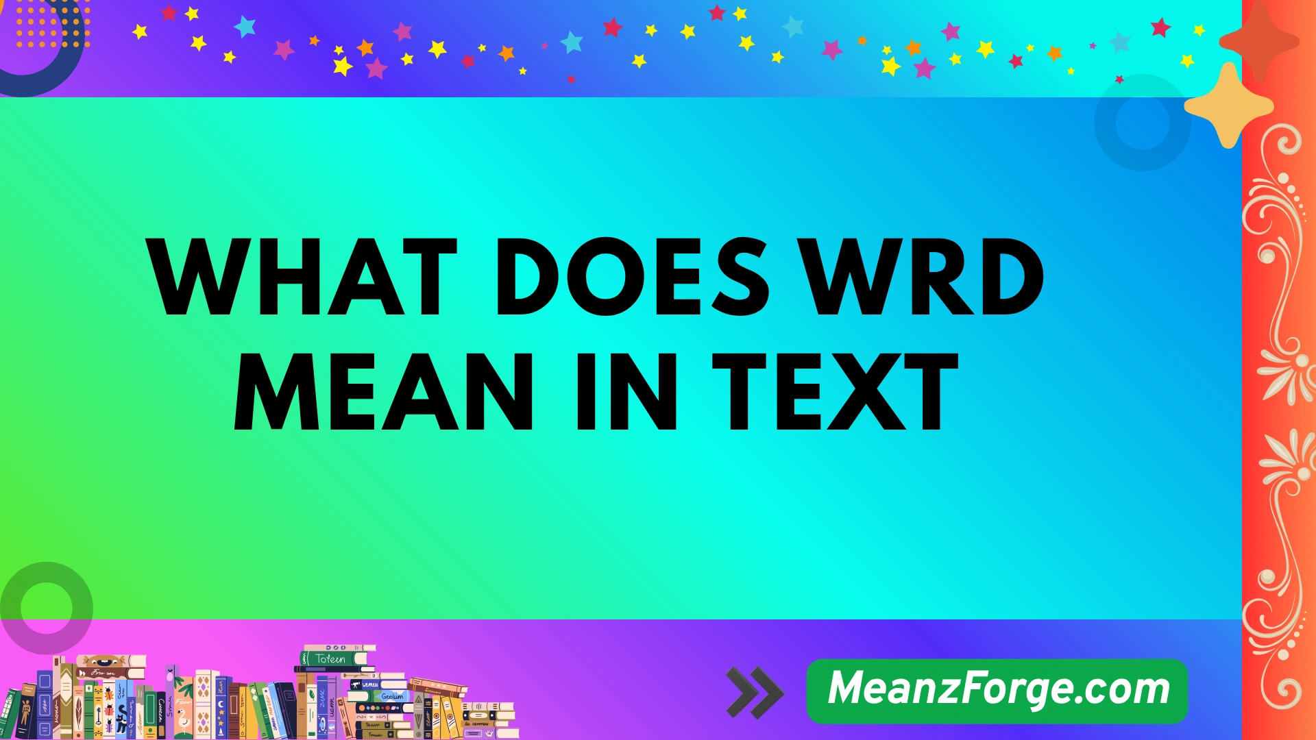 what does wrd mean in text