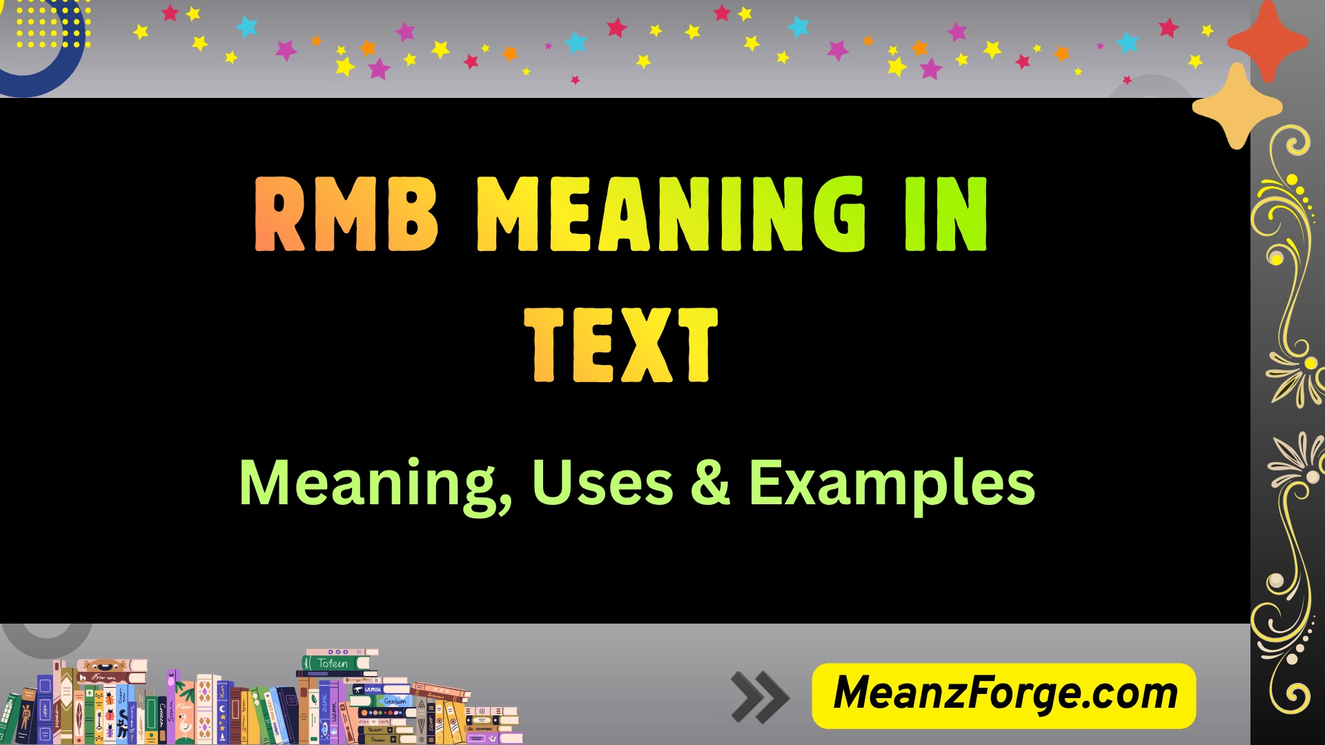 RMB Meaning in Text