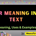 rr meaning in text
