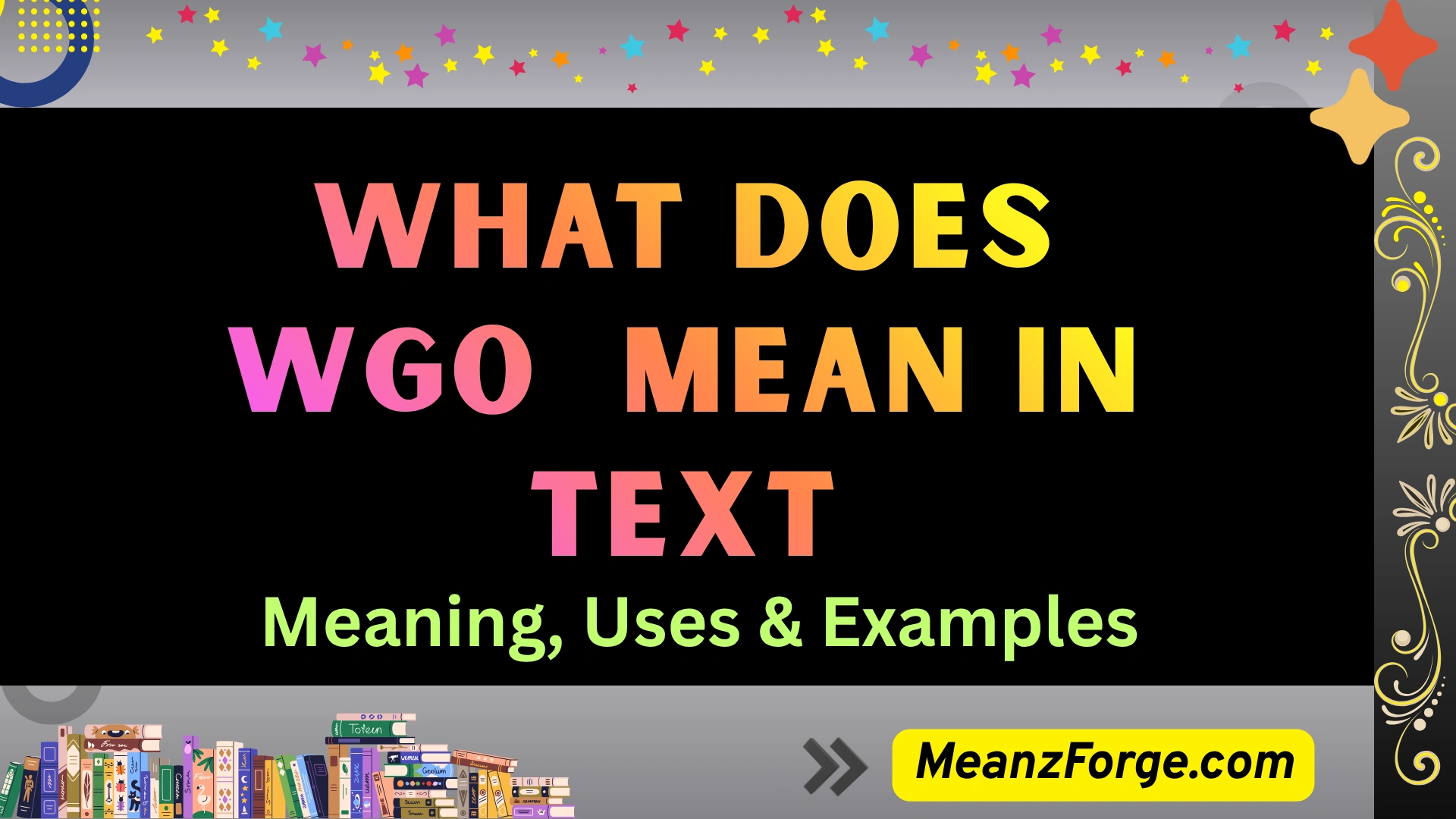 what does wgo mean in text